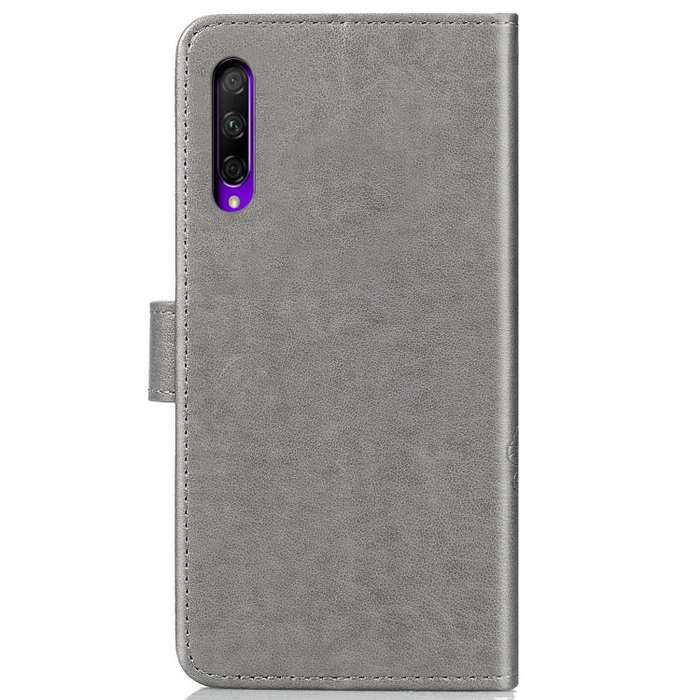 Lucky Clover Pressed Flowers Pattern Leather Case for Huawei Honor 9X Pro, with Holder & Card Slo...