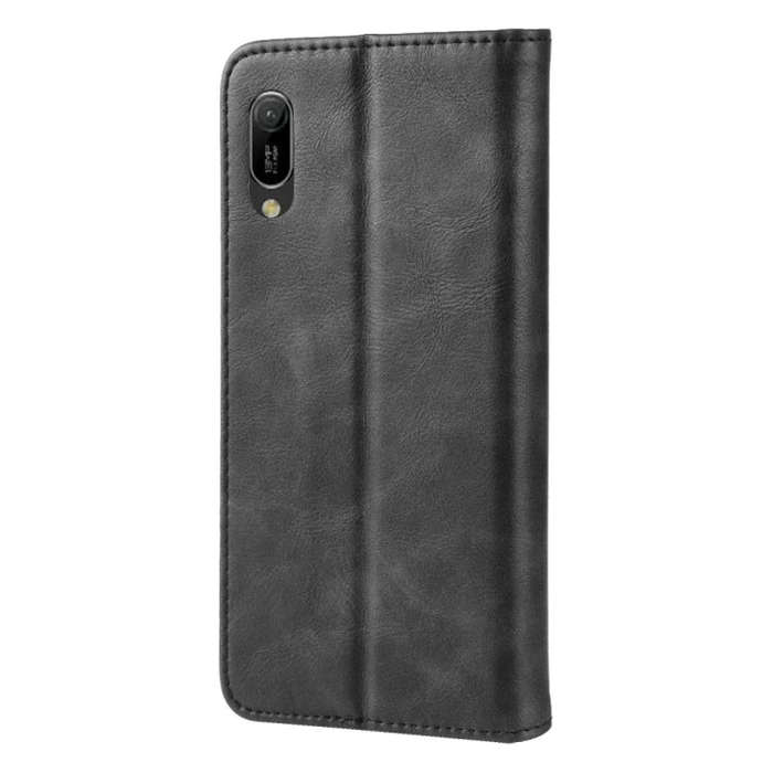 Magnetic Buckle Retro Crazy Horse Texture Horizontal Flip Leather Case for Huawei Y6 Pro (2019)  ...