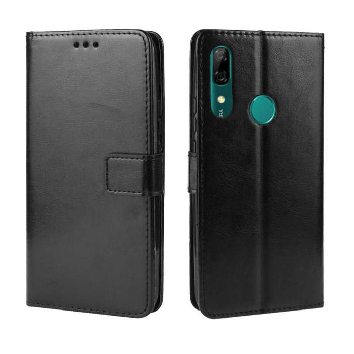 Retro Crazy Horse Texture Horizontal Flip Leather Case for Huawei P Smart Z / Y9 Prime (2019), wi...