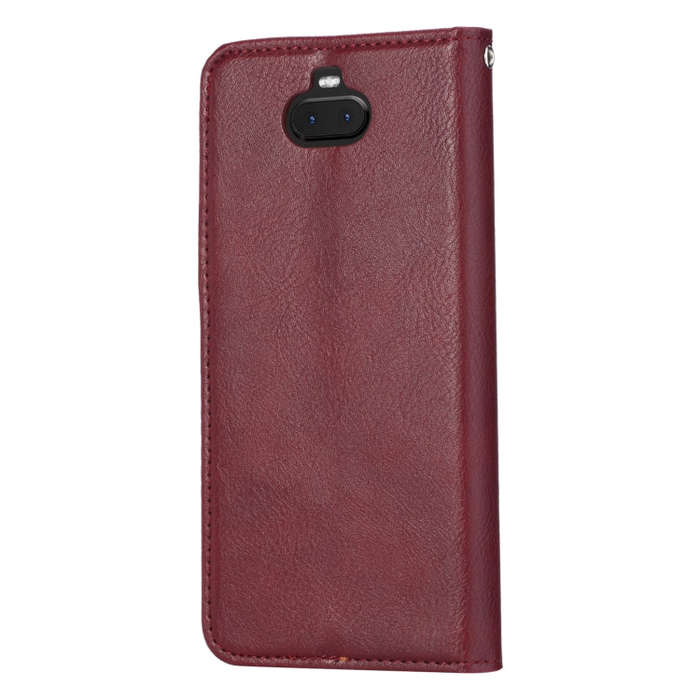 Knead Skin Texture Horizontal Flip Leather Case for Sony Xperia 10, with Photo Frame & Holder & C...