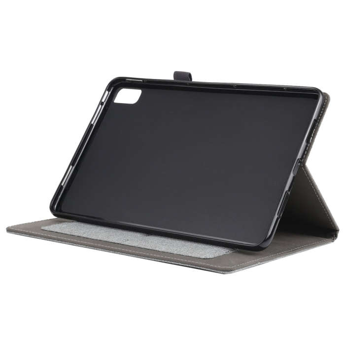For Huawei Matepad 10.4 Horizontal Flip TPU + Fabric PU Leather Protective Case with Name Card Cl...