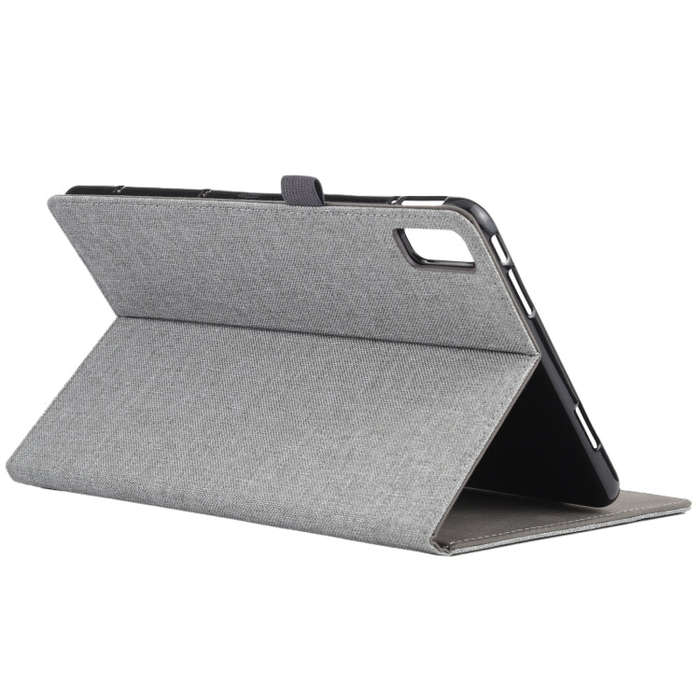 For Huawei Matepad 10.4 Horizontal Flip TPU + Fabric PU Leather Protective Case with Name Card Cl...