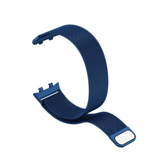 For OPPO Watch 46MM Smart Watch Milanese Stainless Steel Metal Watch Band (Blue)