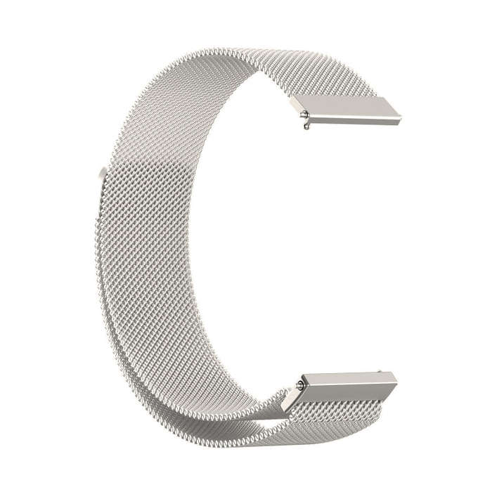 18mm Milan Stainless Steel Mesh Watch Band(Starlight)