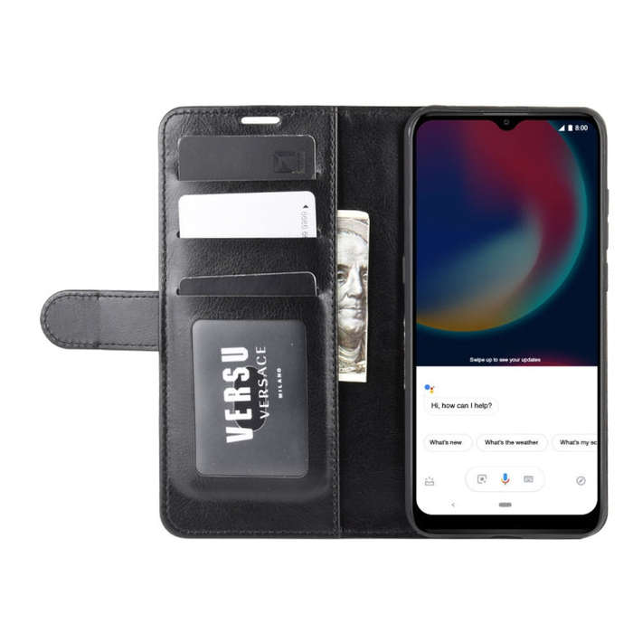 For Wiko view 4/ 4 lite R64 Texture Single Horizontal Flip Protective Case with Holder & Card Slo...