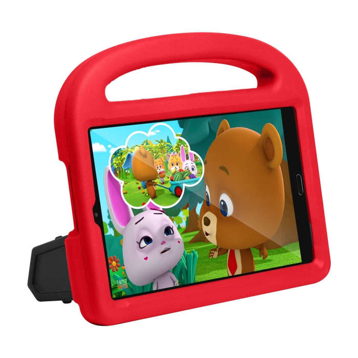 For Huawei MediaPad M5/M6 8.0 Sparrow Pattern EVA Children''s Fall Protection Case With Retractab...