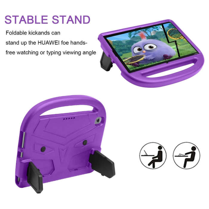 For Huawei MediaPad M5/M6 10.8 Sparrow Pattern EVA Children Shockproof Protection Case with Folda...