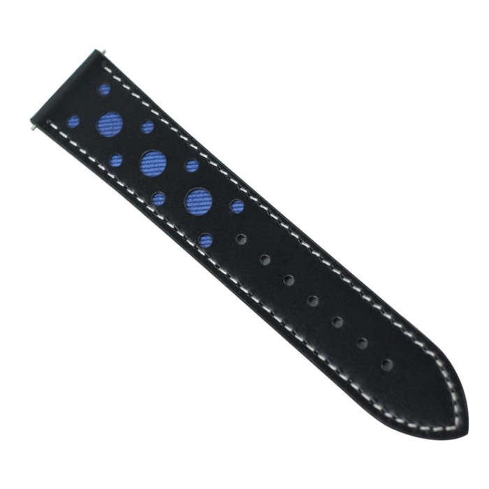 22mm For huawei watch GT2e / GT / GT2 46mm Hollow Leather Watch Band(Blue)