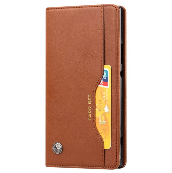 Knead Skin Texture Horizontal Flip Leather Case for Sony Xperia XA2, with Photo Frame & Holder & ...