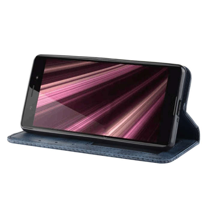 Magnetic Buckle Retro Crazy Horse Texture Horizontal Flip Leather Case for Sony Xperia ACE SO-02L...
