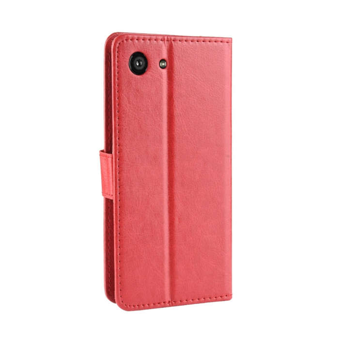 Retro Crazy Horse Texture Horizontal Flip Leather Case for Sony Xperia ACE SO-02L, with Holder & ...