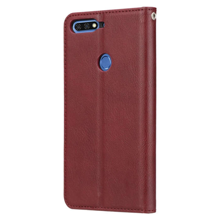 Knead Skin Texture Horizontal Flip Leather Case for Huawei Y7 Prime (2018) / Honor 7C / Enjoy 8, ...