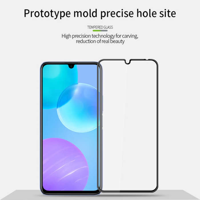 For Huawei Enjoy20 Pro/Honor30 Lite MOFI 9H 3D Explosion-proof Curved Screen Tempered Glass Film(...