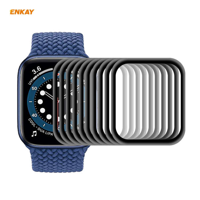 For Apple Watch 6/5/4/SE 40mm 10 PCS ENKAY Hat-Prince 0.2mm 9H Surface Hardness 3D Explosion-proo...