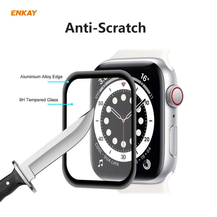 For Apple Watch 6/5/4/SE 40mm 10 PCS ENKAY Hat-Prince 0.2mm 9H Surface Hardness 3D Explosion-proo...