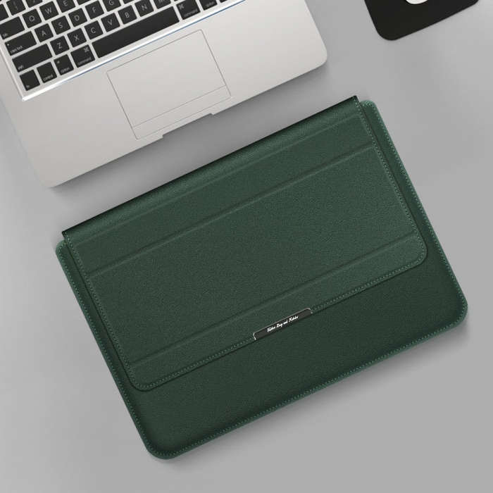 4 in 1 Universal Laptop Holder PU Waterproof Protection Wrist Laptop Bag, Size:15/16inch(Grey)