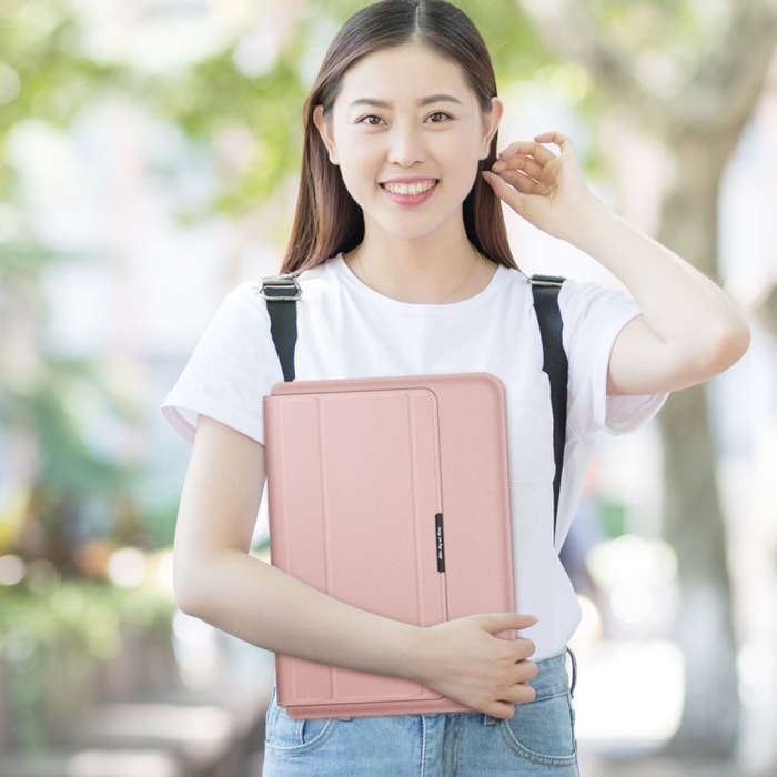 4 in 1 Universal Laptop Holder PU Waterproof Protection Wrist Laptop Bag, Size:15/16inch(Red)