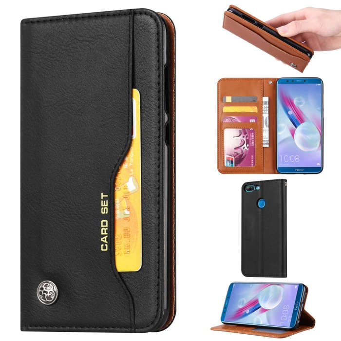 Knead Skin Texture Horizontal Flip Leather Case for Huawei Honor 9 Lite / Honor 9i, with Photo Fr...