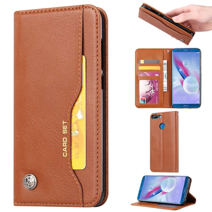 Knead Skin Texture Horizontal Flip Leather Case for Huawei Honor 9 Lite / Honor 9i, with Photo Fr...