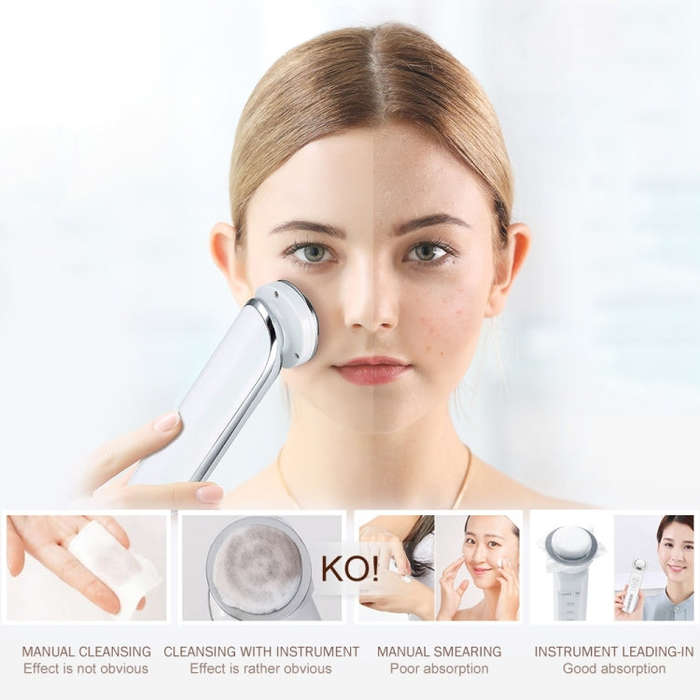 KD9960 Ion Beauty Introduction Instrument Face Cleansing Massager Skin Rejuvenation Thermostat De...