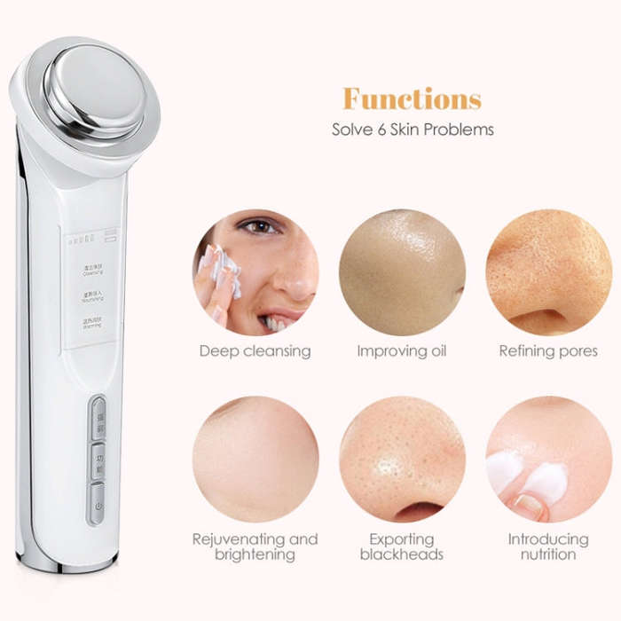 KD9960 Ion Beauty Introduction Instrument Face Cleansing Massager Skin Rejuvenation Thermostat De...