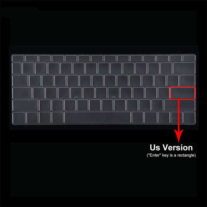 ENKAY for Huawei MateBook 13 Core Edition US Version 2 in 1 Crystal Protective Case with TPU Keyb...