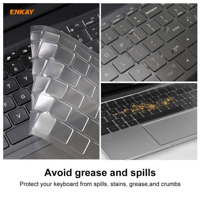 For RedmiBook 13 ENKAY Ultrathin Soft TPU Keyboard Protector Film, US Version