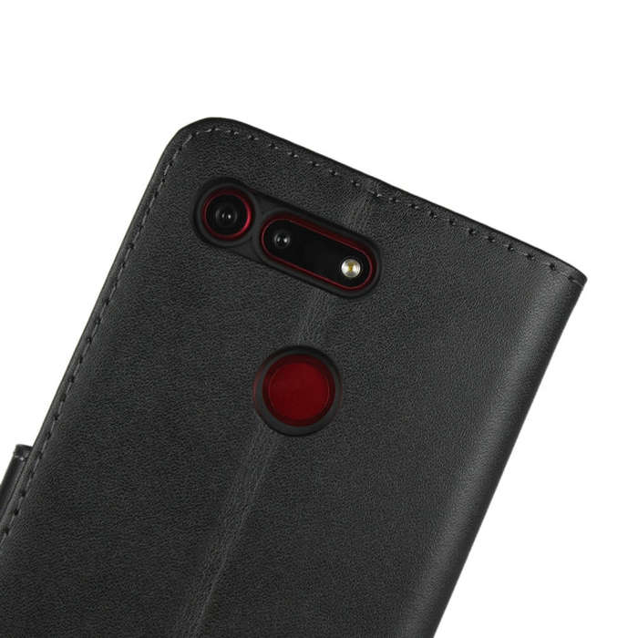 Horizontal Flip Leather Case for Huawei Honor V20, with Magnetic Buckle & Holder & Card Slots & W...