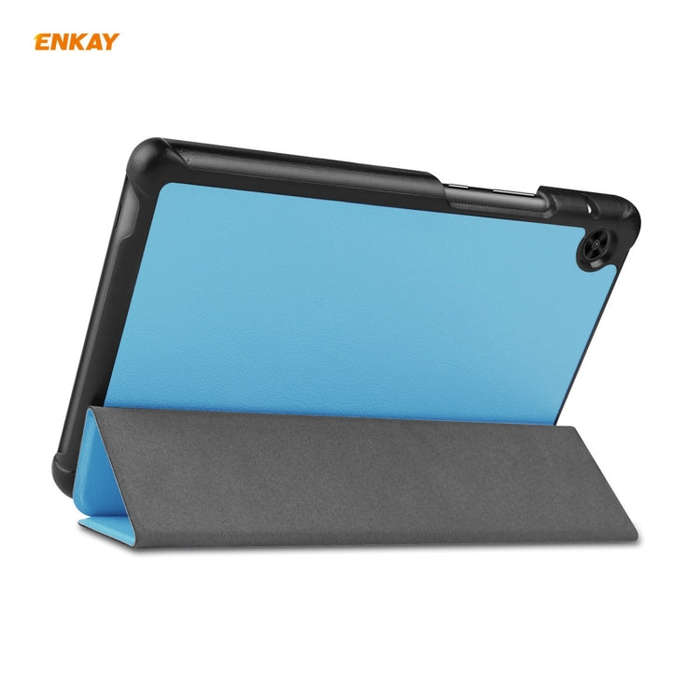 ENKAY PU Leather + Plastic Case with Three-folding Holder for Huawei MatePad T8 / Honor Tablet X7...