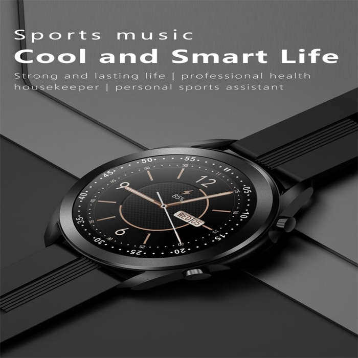 DW95 1.28 inch Color Screen Smart Watch, IP67 Waterproof,Silicone Watchband,Support Bluetooth Cal...