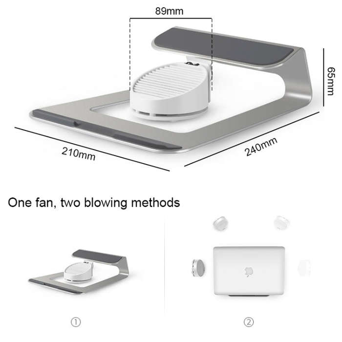 AP-1S Aluminum Alloy Laptop Stand with Radiator