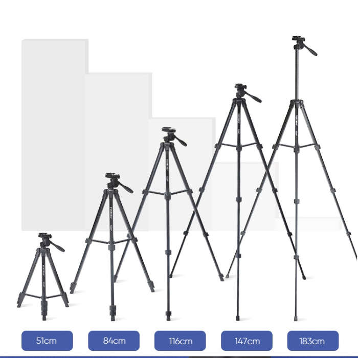 YUNTENG VCT-618N 1.8m Aluminum Tripod Mount