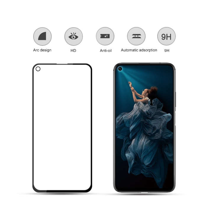 mocolo 0.33mm 9H 3D Full Glue Curved Full Screen Tempered Glass Film for Huawei Honor 20