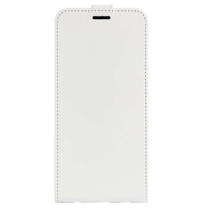 For TCL 30T R64 Texture Single Vertical Flip Leather Phone Case(White)