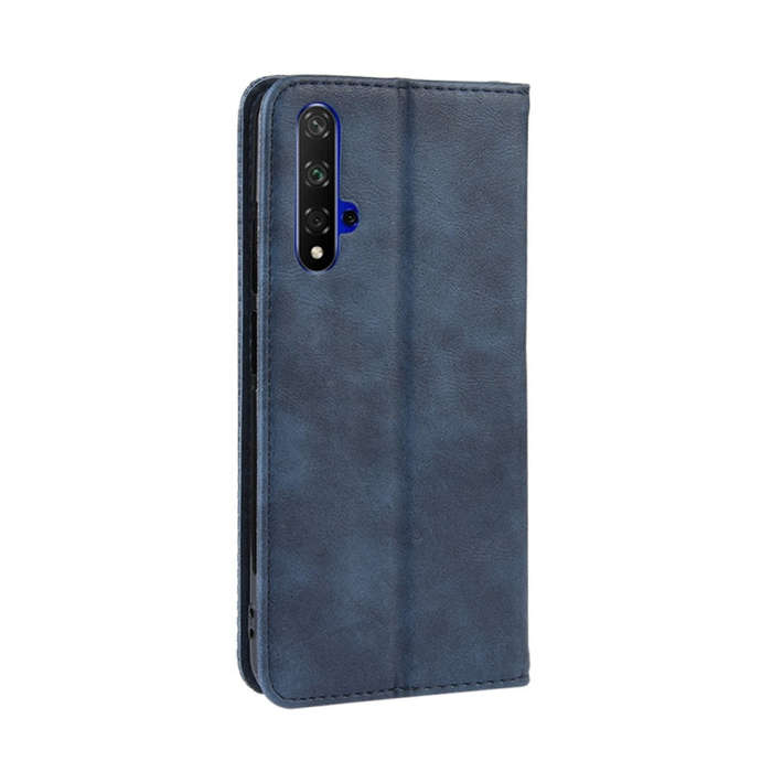 Magnetic Buckle Retro Crazy Horse Texture Horizontal Flip Leather Case for HUAWEI Honor 20 , with...