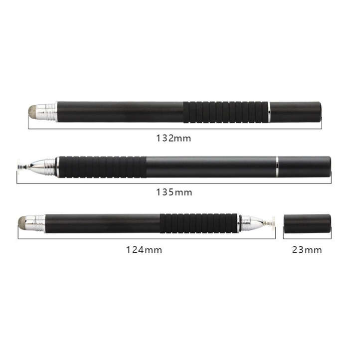 AT-31 Conductive Cloth Head + Precision Sucker Capacitive Pen Head 2-in-1 Handwriting Stylus with...