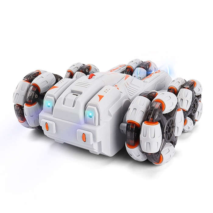 MoFun Five-wheeled Stunt Car 360-degree Swing Arm 2.4G Multifunctional RC Car, specifications:Sin...