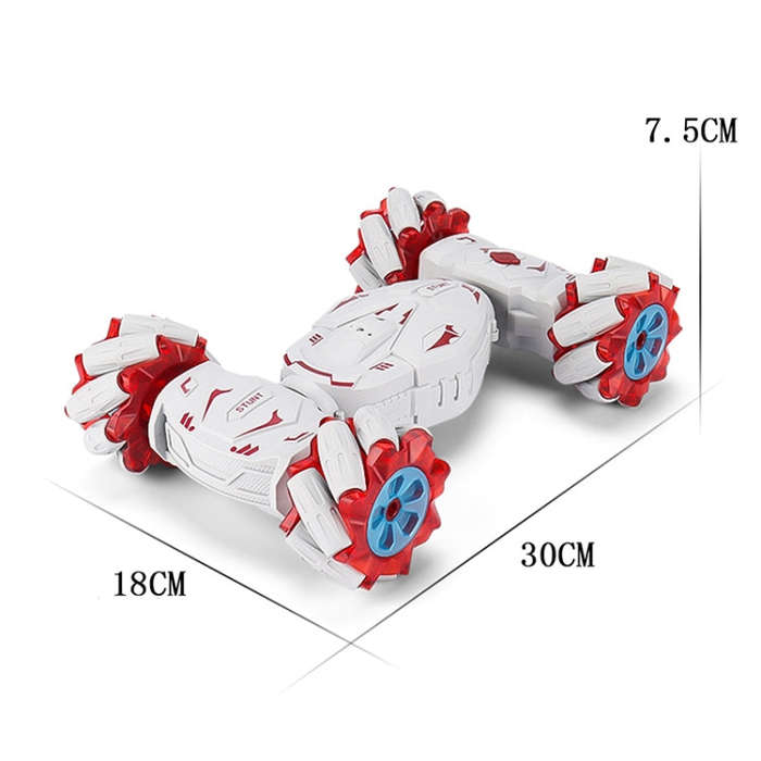 MoFun  JC06 2.4G Remote Control Torsion Stunt Car, Specifications:Dual RC(Blue)