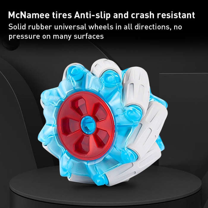 MoFun  JC06 2.4G Remote Control Torsion Stunt Car, Specifications:Dual RC(Blue)