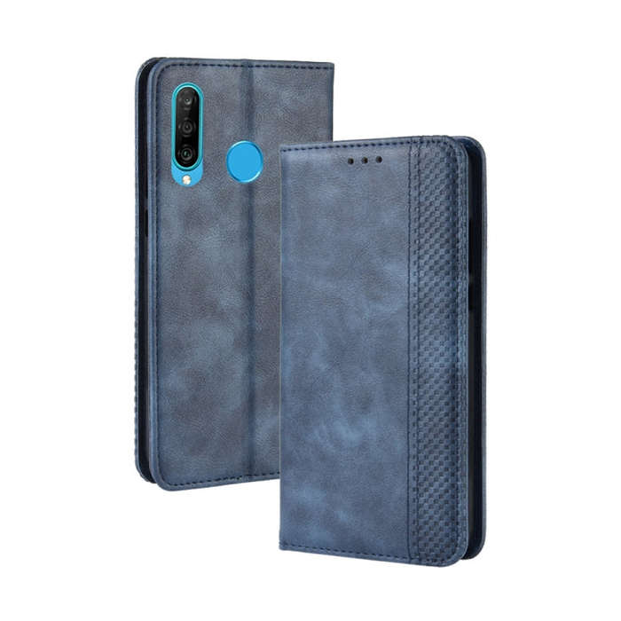 Magnetic Buckle Retro Crazy Horse Texture Horizontal Flip Leather Case for Huawei Maimang 8, with...