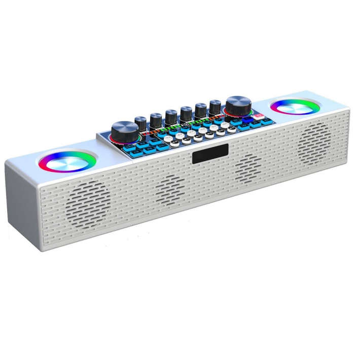 SY6 Home Live Broadcast Sound Card Multifunctional Wireless Bluetooth Speakers Portable All-in-on...