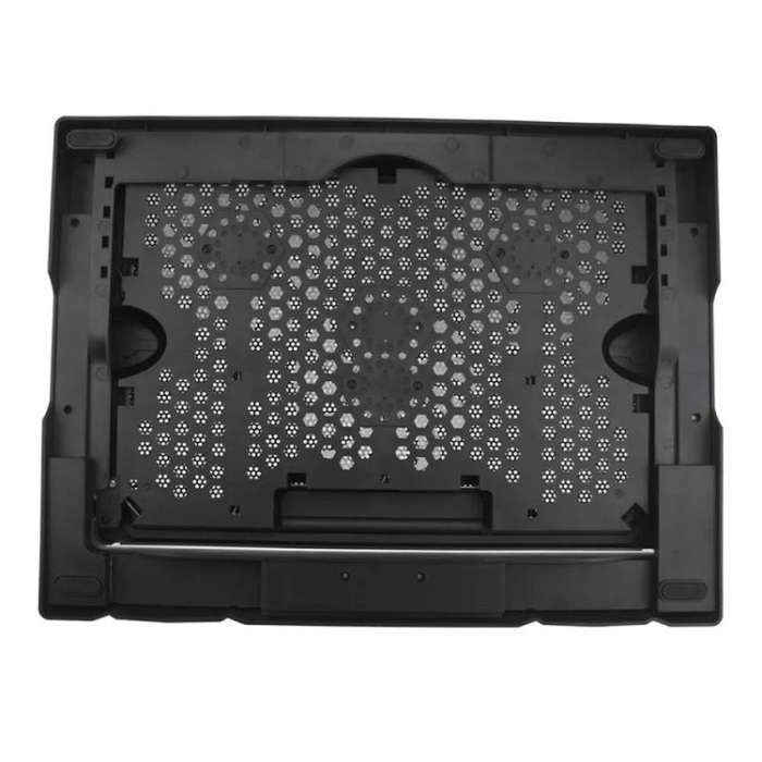 S300 3 Fan Adjustable Wind Speed Desktop Laptop Cooling Pad with Holder(Blue)
