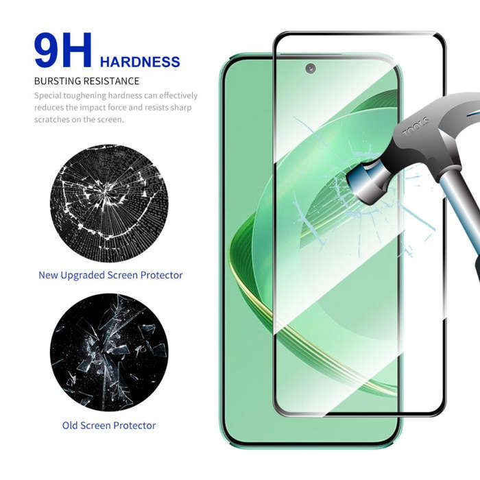 For Huawei Nova 11 ENKAY 0.26mm 9H 2.5D Full Glue High Aluminum-silicon Tempered Film
