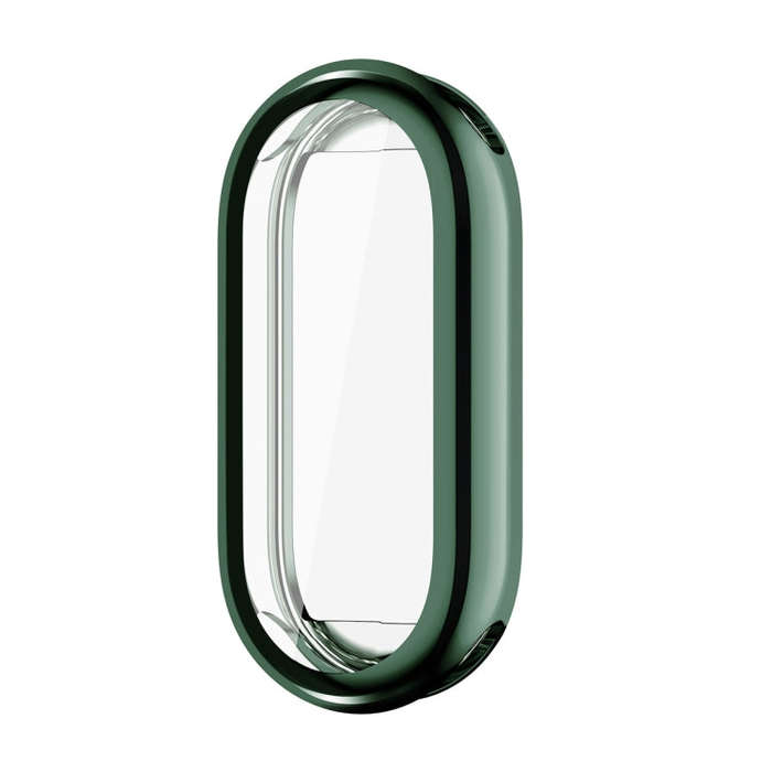 For Xiaomi Mi Band 8 ENKAY Hat-Prince Full Coverage Electroplated Soft TPU Case with Screen Prote...