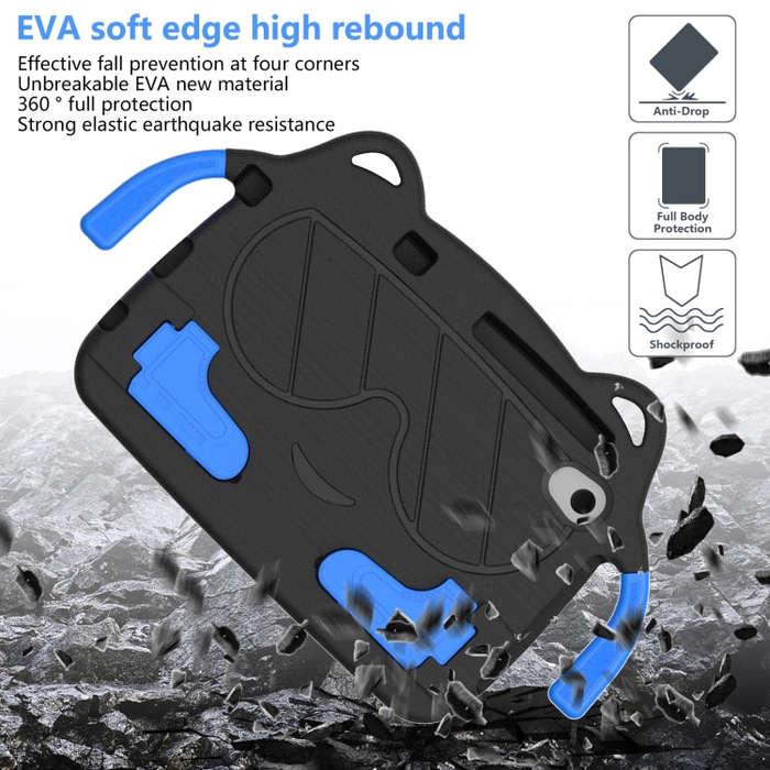 For Huawei MatePad T8 8.0 2020 Ice Baby EVA Shockproof Hard PC Tablet Case(Black+Blue)