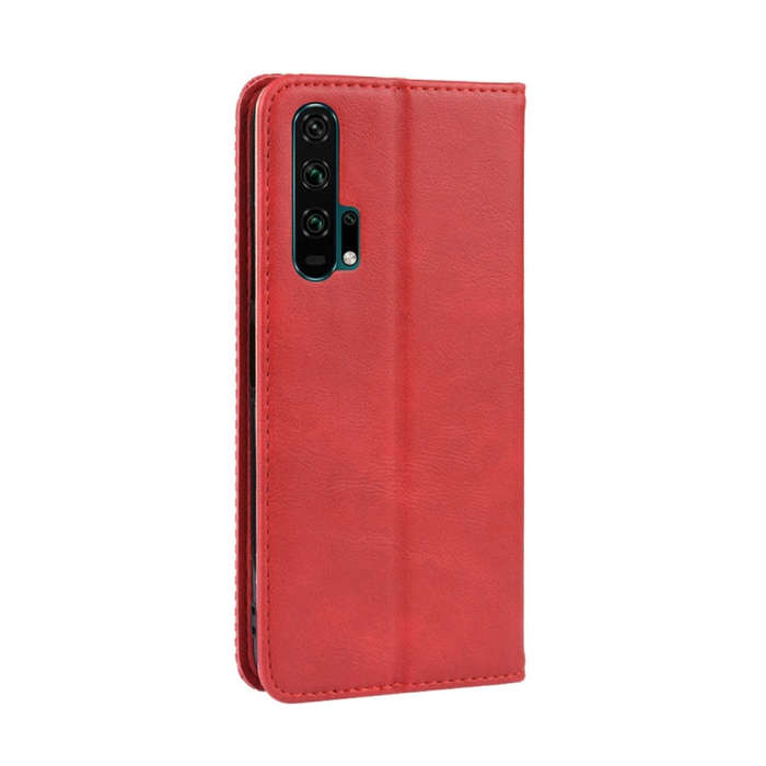 Magnetic Buckle Retro Crazy Horse Texture Horizontal Flip Leather Case for HUAWEI Honor 20pro , w...