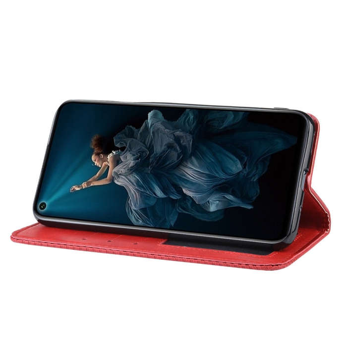 Magnetic Buckle Retro Crazy Horse Texture Horizontal Flip Leather Case for HUAWEI Honor 20pro , w...
