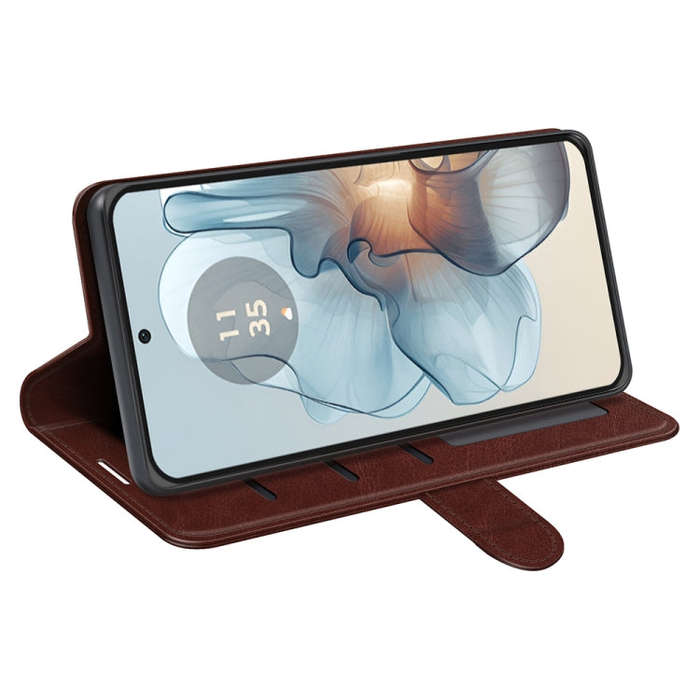 For Motorola Moto G24 Power R64 Texture Horizontal Flip Leather Phone Case(Brown)