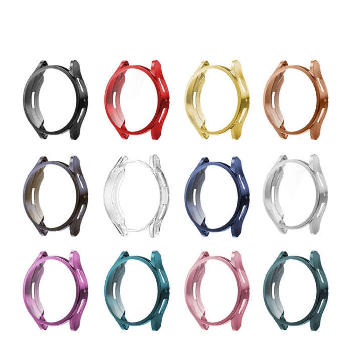 For Samsung Galaxy Watch 6 44mm Fully Enclosed TPU Watch Protective Case(Blue)
