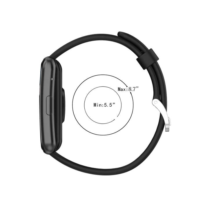 For Huawei Watch Fit Special Edition Two-Color Silicone Watch Band(White+Black)